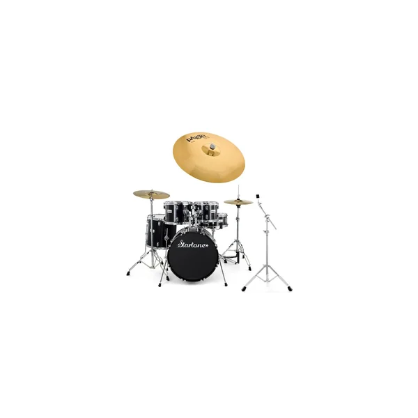 Startone Star Drum Set Studio Bundle BK