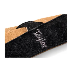 Taylor Suede Guitar Strap Black