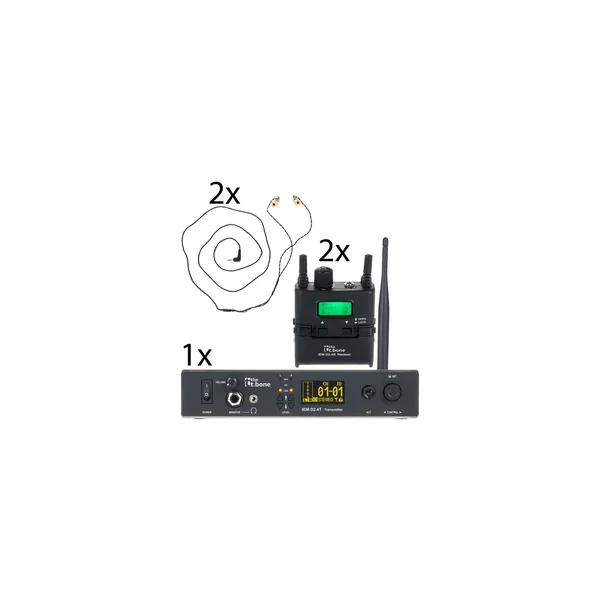 the t.bone IEM D2.4 Duo Bundle