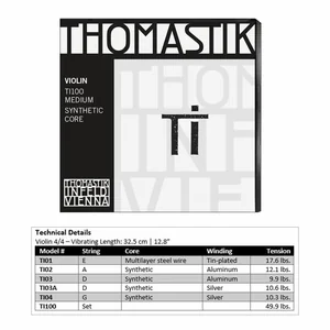 Thomastik TI100 TI Violin 4/4 Medium