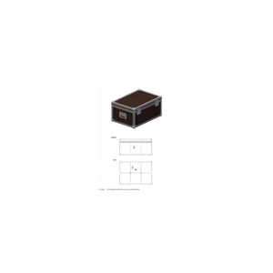 Thon Case 6x LED PAR 56 Short