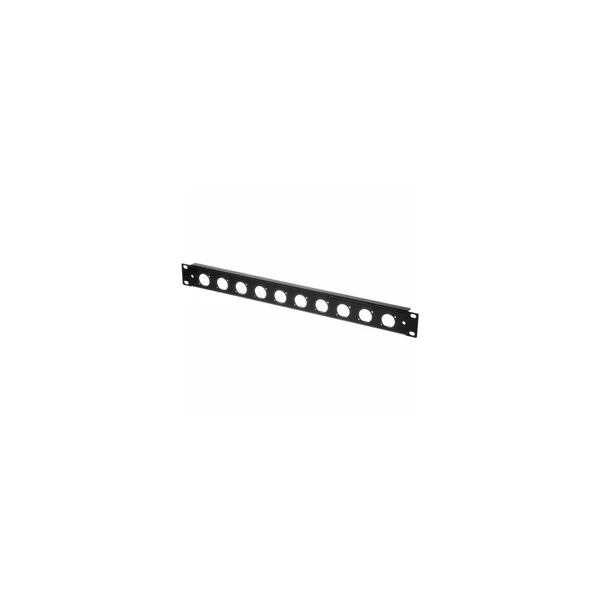 Thon Rack Panel 1U 10 XLR 90°