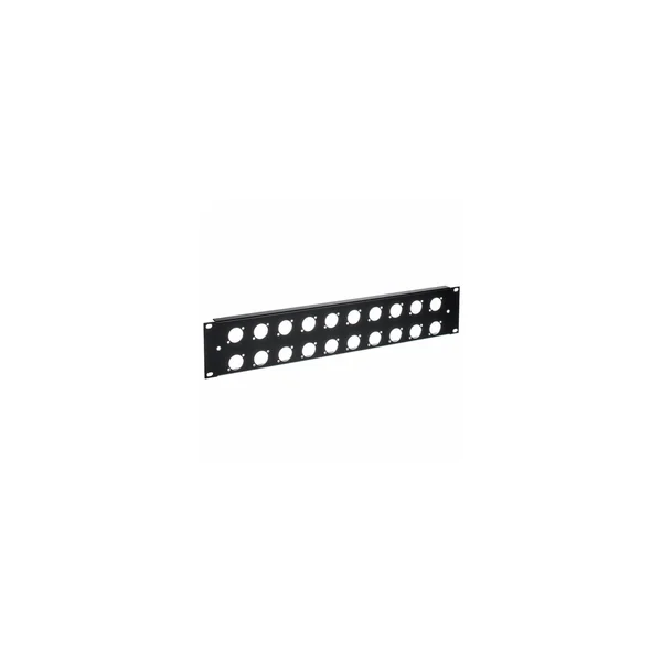 Thon Rack Panel 2U 20XLR 90°