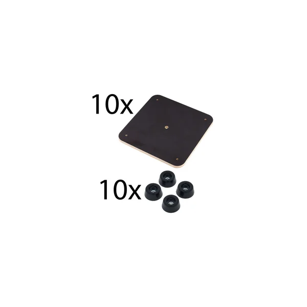 Thon Wooden Floor Plates 10 Pieces