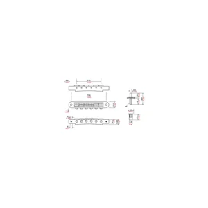 TonePros TP6G N Tune-O-Matic Bridge