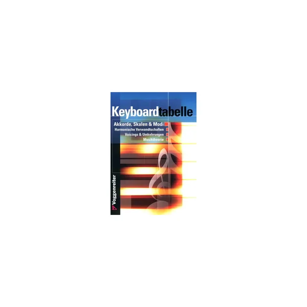 Voggenreiter Keyboardtabelle