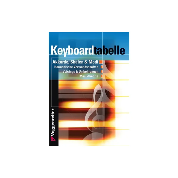 Voggenreiter Keyboardtabelle