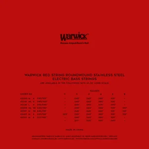 Warwick 42301 M Red Label .045-.135