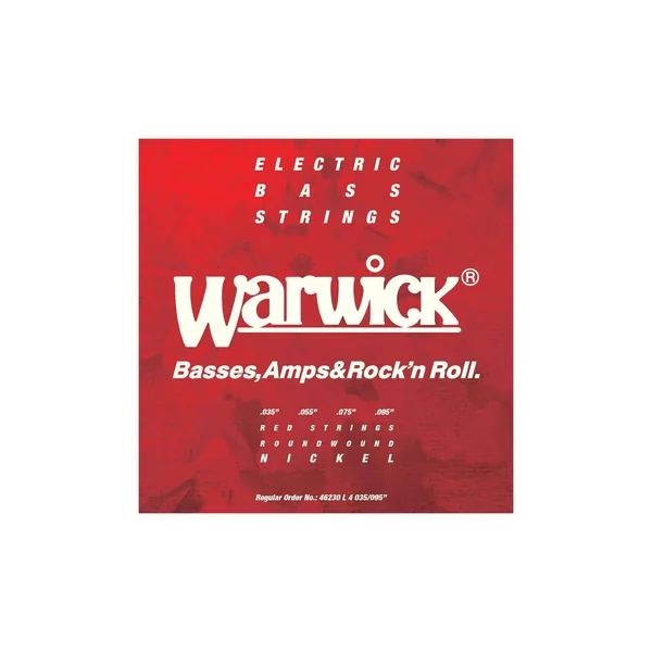 Warwick 46230 Red Strings Nickel