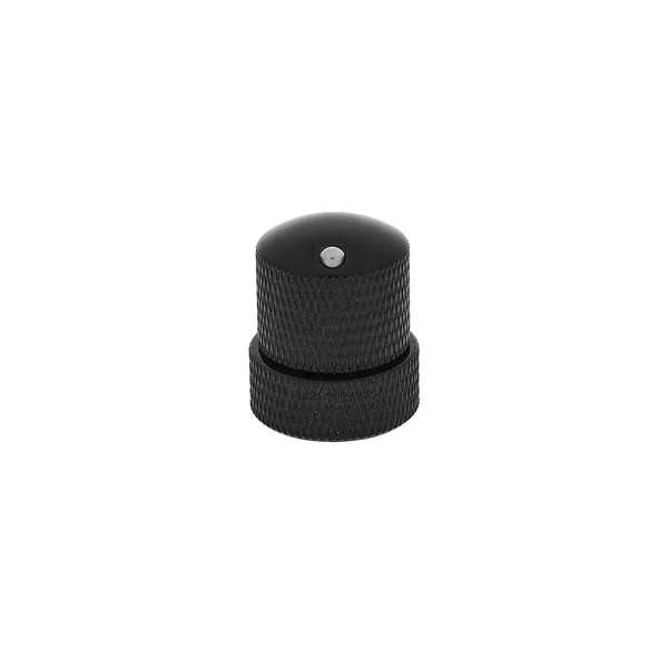Warwick Stacked Dome Knob CI Black