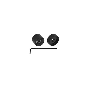 Warwick Stacked Dome Knob CI Black