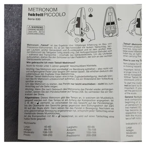 Wittner Metronome 830 Turquoise